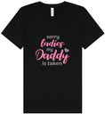 Load image into Gallery viewer, Daddy is Taken Unisex V-Neck Shirt
