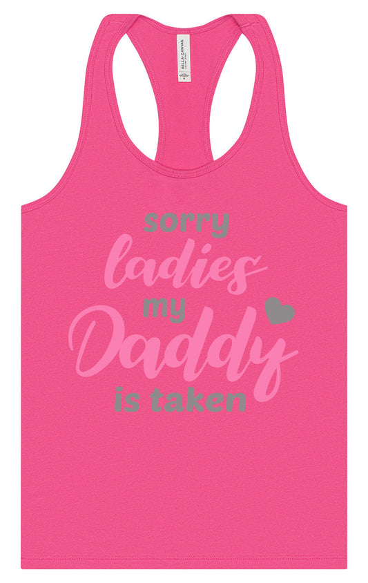 Daddy is Taken Women's Racerback Tank