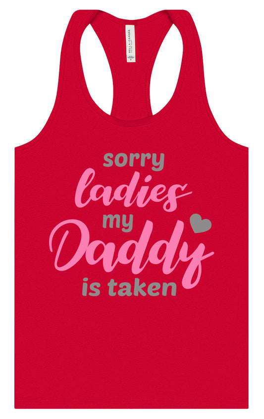 Daddy is Taken Women's Racerback Tank