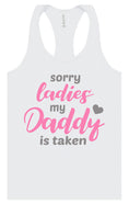 Load image into Gallery viewer, Daddy is Taken Women's Racerback Tank
