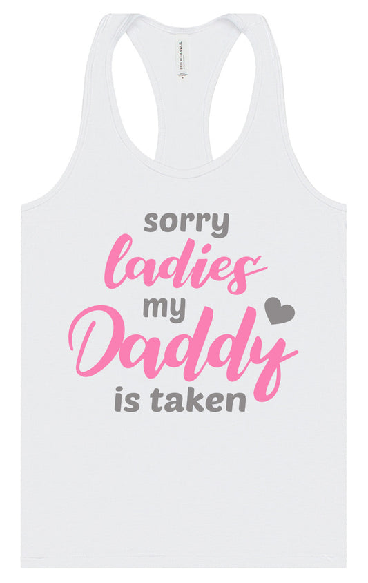 Daddy is Taken Women's Racerback Tank