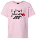 Load image into Gallery viewer, My Heart Belongs to Daddy Children's Gildan Soft Shirt
