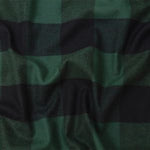 Christmas Bandana - Black & Green Plaid Flannel Dog Bandana  - SANTA'S LITTLE HELPER