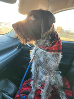 Plaid Bandana, Fall Bandana, Red Plaid Bandana, Flannel Dog Bandana, Christmas Bandana