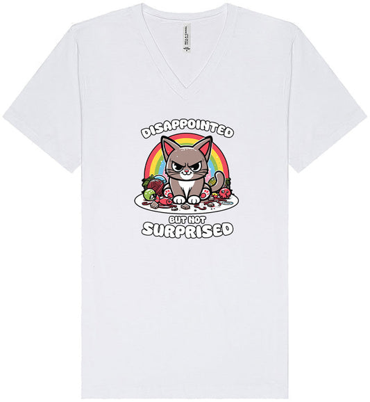 Disappointed, Not Surprised Unisex V-Neck Shirt