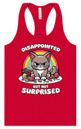 Load image into Gallery viewer, Disappointed, Not Surprised Women's Racerback Tank
