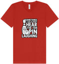 Load image into Gallery viewer, Ten Pin Laughing Unisex V-Neck Shirt
