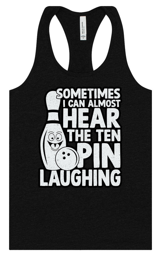 Ten Pin Laughing Women's Racerback Tank