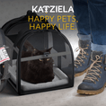 Load image into Gallery viewer, Luxury Lorry Pet Carrier with Removable Wheels and Telescopic Handle
