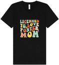 Load image into Gallery viewer, Licensed to Love Foster Mom Unisex V-Neck Shirt
