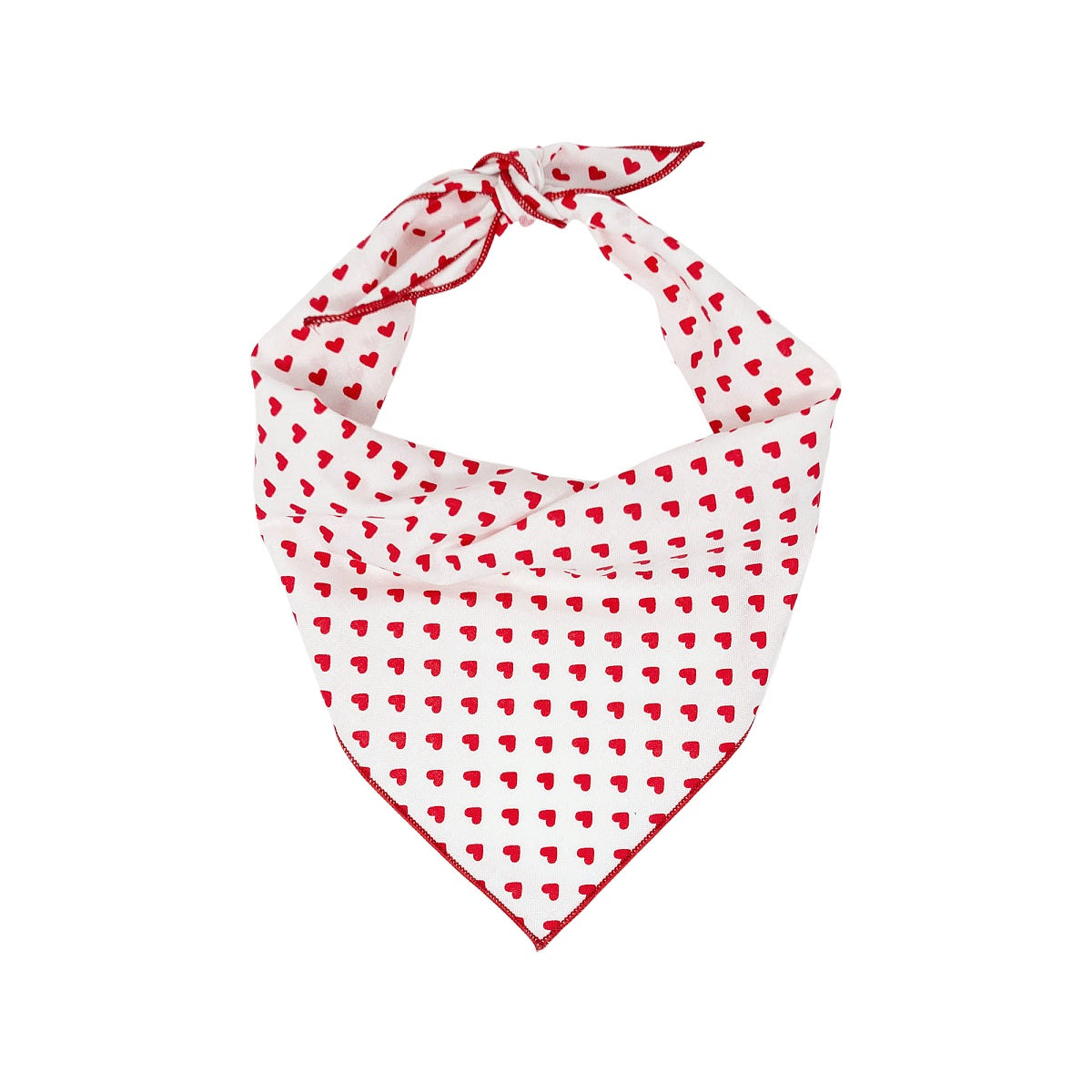 Valentine Bandana | Valentines Day Bandana | Red Hearts Valentine Dog Red Bandana - Southlake Paws