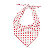 Valentine Bandana | Valentines Day Bandana | Red Hearts Valentine Dog Red Bandana
