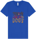 Load image into Gallery viewer, You, Me, and the Dogs Unisex V-Neck Shirt
