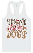 Load image into Gallery viewer, You, Me, and the Dogs Women's Racerback Tank
