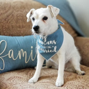 Engagement Bandana, Denim My Humans are Getting Married, Wedding Bandana, Dog Wedding