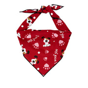 Valentine Bandana | Valentines Day Bandana | Valentine Dog Bandana, Red Valentine, I woof you