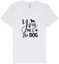 Load image into Gallery viewer, You, Me, and the Dog  Unisex V-Neck Shirt
