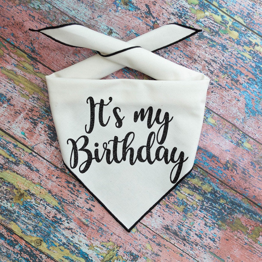 Birthday Bandana, Dog Birthday |  Birthday Dog Bandana | Happy Birthday Bandana, It's My Birthday  | Party Bandana - Southlake Paws