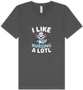 Load image into Gallery viewer, I Like Nursing A Lotl Unisex V-Neck Shirt
