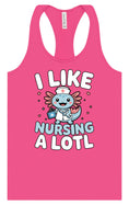 Load image into Gallery viewer, I Like Nursing A Lotl Women's Racerback Tank
