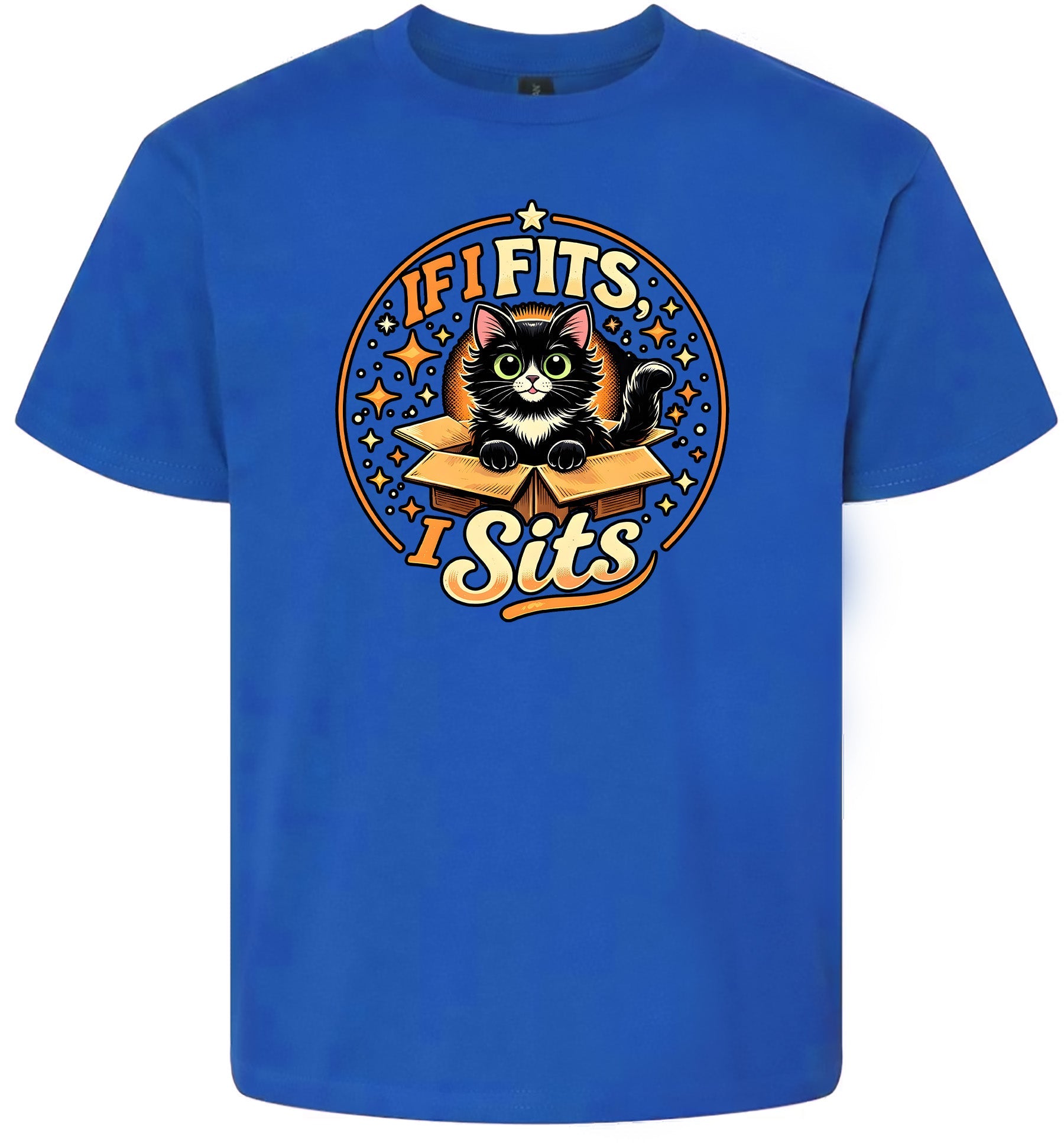 If I Fits, I Sits Children's Gildan Soft Shirt