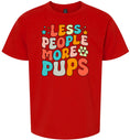 Load image into Gallery viewer, Less People, More Pups Children's Gildan Soft Shirt
