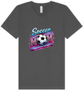Load image into Gallery viewer, Soccer Mom Unisex V-Neck Shirt
