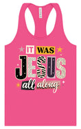 Load image into Gallery viewer, Jesus All Along Women's Racerback Tank
