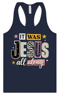 Load image into Gallery viewer, Jesus All Along Women's Racerback Tank
