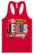 Load image into Gallery viewer, Jesus All Along Women's Racerback Tank
