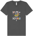 Load image into Gallery viewer, Crashing Out but Chosen Unisex V-Neck Shirt
