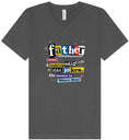 Load image into Gallery viewer, Dad with Wallet and Jokes Unisex V-Neck Shirt
