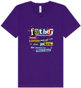 Load image into Gallery viewer, Dad with Wallet and Jokes Unisex V-Neck Shirt
