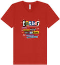 Load image into Gallery viewer, Dad with Wallet and Jokes Unisex V-Neck Shirt
