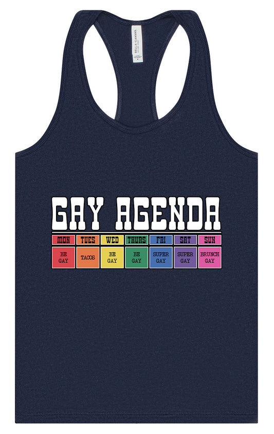 Gay Agenda Women's Racerback Tank