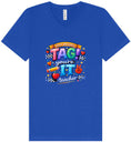 Load image into Gallery viewer, Tag You're It! Unisex V-Neck Shirt
