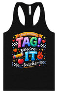 Load image into Gallery viewer, Tag You're It! Women's Racerback Tank
