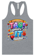 Load image into Gallery viewer, Tag You're It! Women's Racerback Tank
