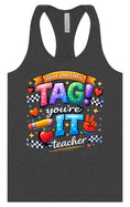Load image into Gallery viewer, Tag You're It! Women's Racerback Tank
