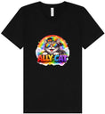 Load image into Gallery viewer, Ally Cat Unisex V-Neck Shirt
