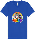Load image into Gallery viewer, Ally Cat Unisex V-Neck Shirt
