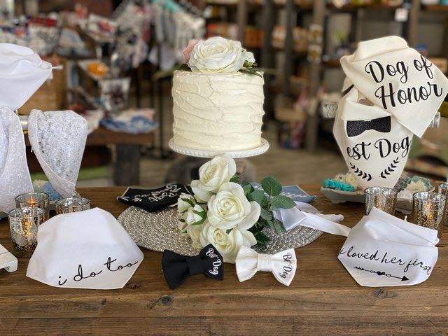 Wedding, Wedding Bandana,  White Lace, Dog Wedding, Summer, Spring, Party
