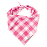 Madras Plaid Pink/White Bandana