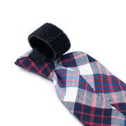 Madras Plaid Navy/Red/White Neck Tie