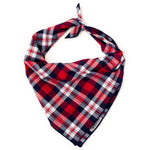 Madras Plaid Red/Navy Classic Bandana