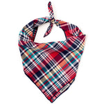 Madras Plaid Red/Navy/Multi Classic Bandana