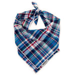 Madras Plaid Blue/Navy/Multi Classic Bandana