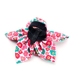 Fleurs Pink Flower Collar Attachment