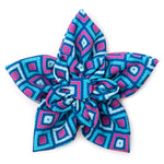 Graphic Diamond Purple Flower