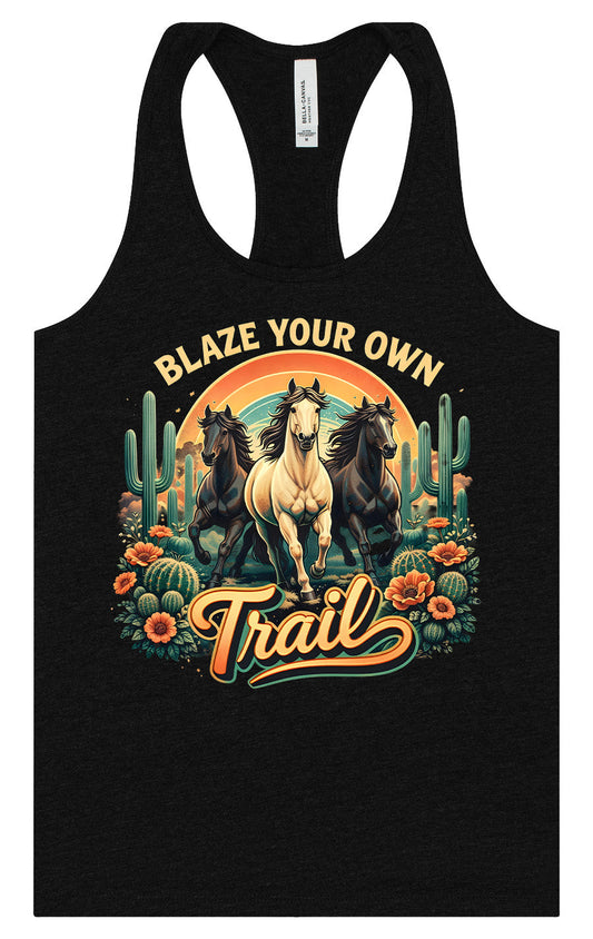 Blaze Your Own Trail Women's Racerback Tank